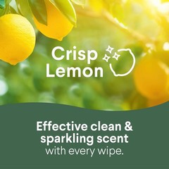 CLOROX Disinfecting Wipes, Cleaning Wipes, Crisp Lemon, 75 Count (2 Pack)