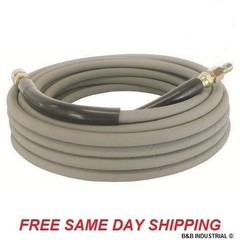 50′ Pressure Washer Hose Non-Marking – 4000 PSI, 50 ft Length W/ QC Industrial