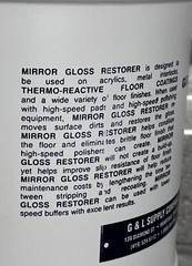 GreenFist Spray Buff Restorer Renewing Floor Finish Wax Polisher Buffer 1 Gallon