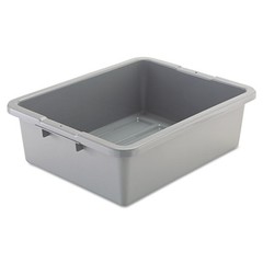 Rubbermaid Commercial 3351GRA 7 21.5″ x 17.13″ x 7″ Bus Utility Box – GRY New