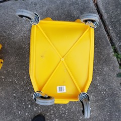 Harper By CleanCo Commercial Mop Bucket 35 Quart W Side-Press Wringer Heavy Duty