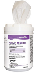 Diversey Oxivir TB Disinfectant Wipes 160/Can 12/Case Hospital Grade 4599516