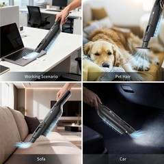 Ayontin Cordless Handheld Vacuum Lightweight Portable Hand Vacuum Cleaner Led