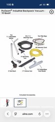 ProTeam GoFit 10 HEPA w/ ProBlade Carpet Floor Tool Kit NEW