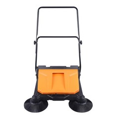 26″ Area Floor Push Sweeper Large Commercial Industrial Floor Clean Tool Outdoor
