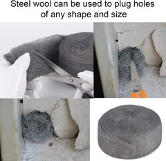 Steel Wool for Mice Control – |15FT (150G)| – 0000 15FT (150G)