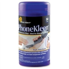 Read Right Phonekleen Cleaning Wipes – Telephonepre-moistened (RR1403)
