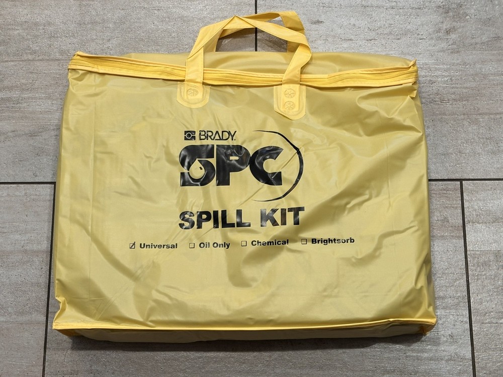 New Brady SPC SKA-PP AllWik Universal Spill Kit 5 Gal Yellow Bag