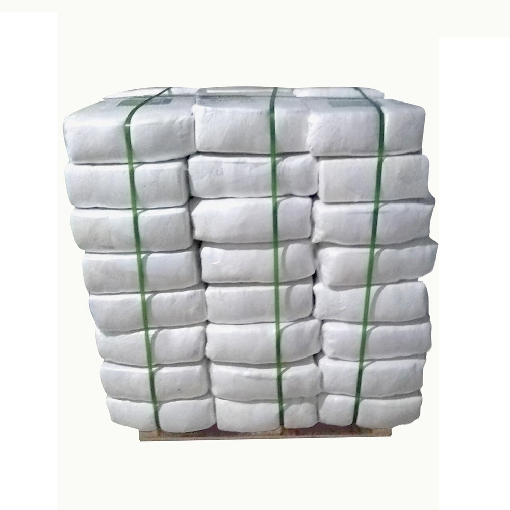 White Knit T-Shirt Cotton Rags-600 lbs. Pallet 24×25 Bags-Multipurpose Cleaning