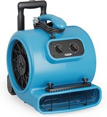 ALORAIR 3000 CFM 5/6HP Air Mover Blower 3-Speed Timer Stackable Floor Drying Fan