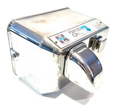 Vintage 1950s Chrome Excel XL Hands On Restroom Hand Dryer 76C 110 Volts *3.2