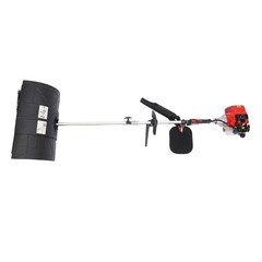 52cc Handheld 2.3HP Gas Power Sweeper Broom Lawn Driveway Walkway Snow Clean EPA