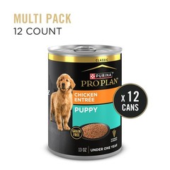 Grain Free Wet Puppy Food Classic Chicken Entrée 13 oz Can