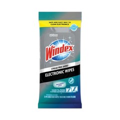 Windex 319248 7″ x 10″ 1-Ply Electronics Cleaner – Neutral (25/PK, 12 PK/CT) New