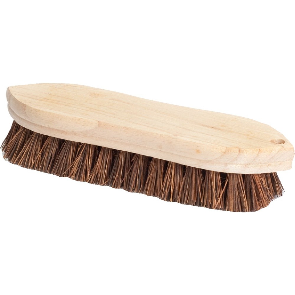 Do it 9 In. Palmyra Bristle Hardwood Scrub Brush 89625 Pack of 12 SIM Supply,