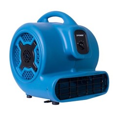 XPOWER P-830 Pro 1 HP 3600 CFM Centrifugal Air Mover, Carpet Dryer, Floor Fan…