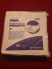 Kimberly Clark KIMTECH 33390 Pure W4 Dry Wipers 12″X12″ Pack of 100 Wipers New