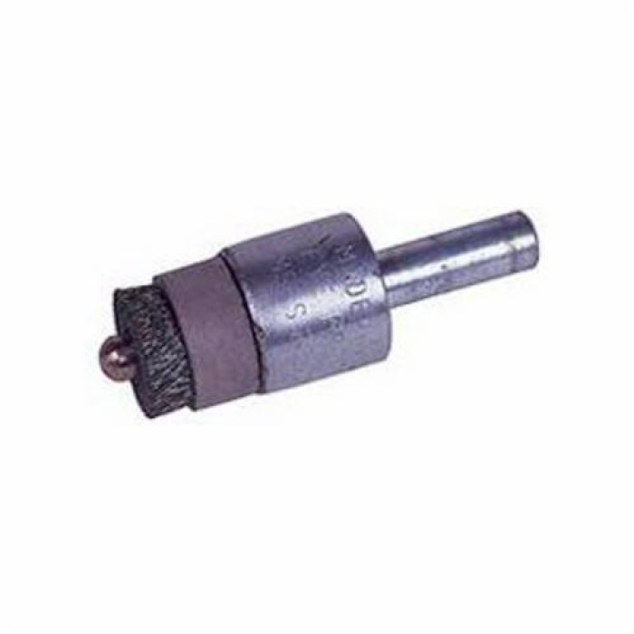 Weiler 10057 Pilot End Brush 1/2″ SS 20000 RPM 1/4″ Shank Crimped Wire