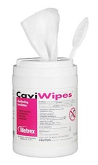 Metrex 13-1100 CaviWipes Germicidal Hospital Towelettes Large 6″ x 6.75″ 160 Can