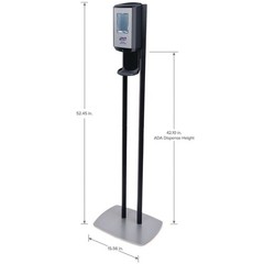 PURELL 7418DS 1200 ml CS8 Hand Sanitizer Floor Stand w/Dispenser – Graphite New