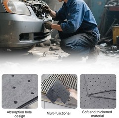 12pcs pig mat oil absorbent pads, absorbing sheets for water and oil spills, …
