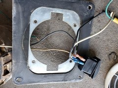 Tennant 3500 Vacuum Motor 120v 2 Stage w plate filter plug switch cable panel