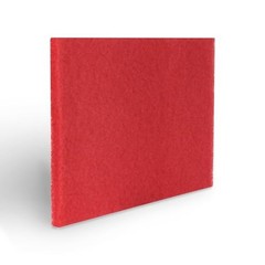 Americo Red Buffer Floor Pad, for Light Cleaning and Buffing, 14″x28″, 5
