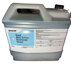 Ecolab 6102257 Rapid Multi surface Disinfectant cleaner 2.5 Gallons
