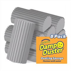 Scrub Daddy Damp Duster Dusting Sponges 8 Count – Dust Remover For Household