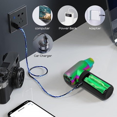Compressed Air Duster – Electric for Hair Barber, 3 Gear Mini Green