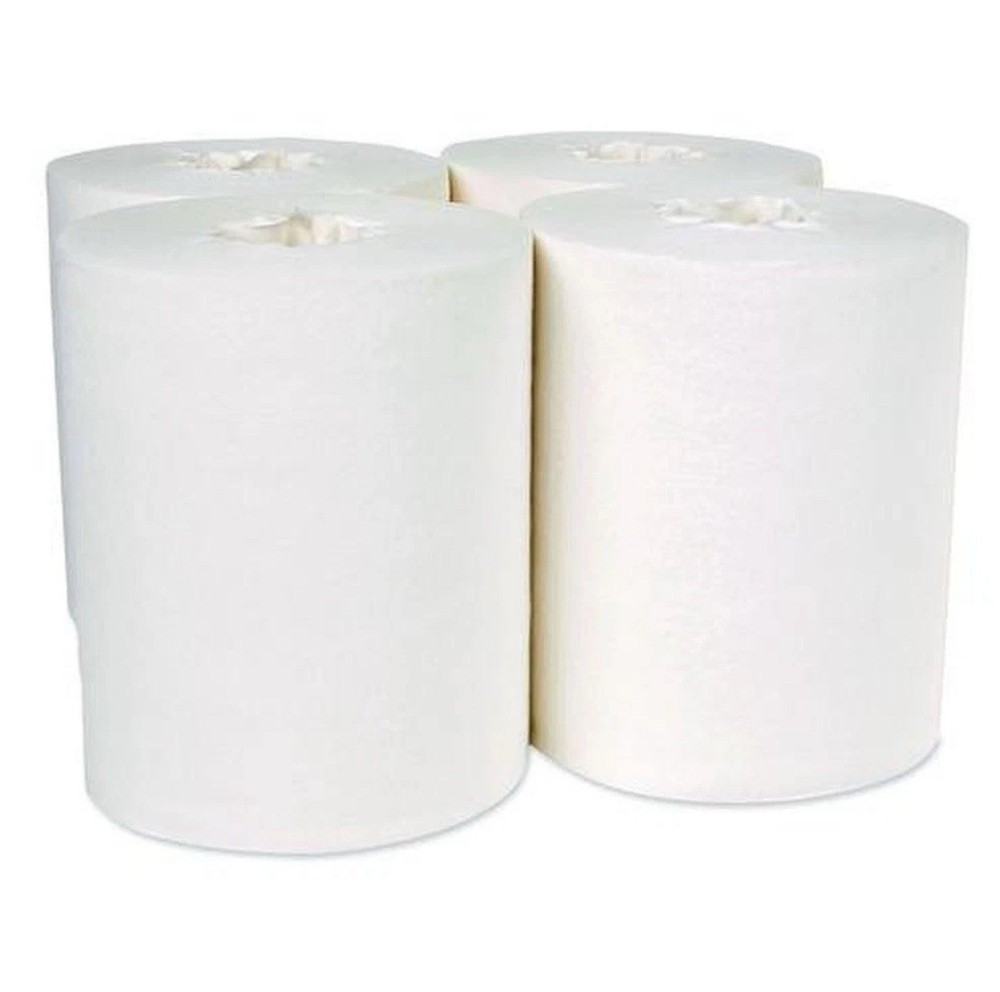 Kleenex 01320 8 in. x 15 in. 1-Ply Center-Pull Towels – White (4 Rolls/CT) New