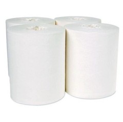 Kleenex 01320 8 in. x 15 in. 1-Ply Center-Pull Towels – White (4 Rolls/CT) New