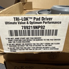 Malish 19″ Tri-Lok™ Economy Pad Driver w/Riser & Universal Clutch Plate Complete