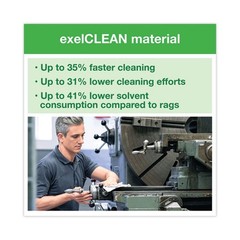Tork 520374 16.34 x 14 1-Ply Industrial Cleaning Cloths – Gray (210/Carton) New