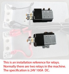 For Emotor 300X MX3 MX3Z MX3NS Floor Scrubber Machine Electronics Relay 2PCS