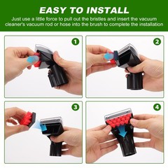 1400B Little Green Machine Attachment Brush Black – 1 Head + 2