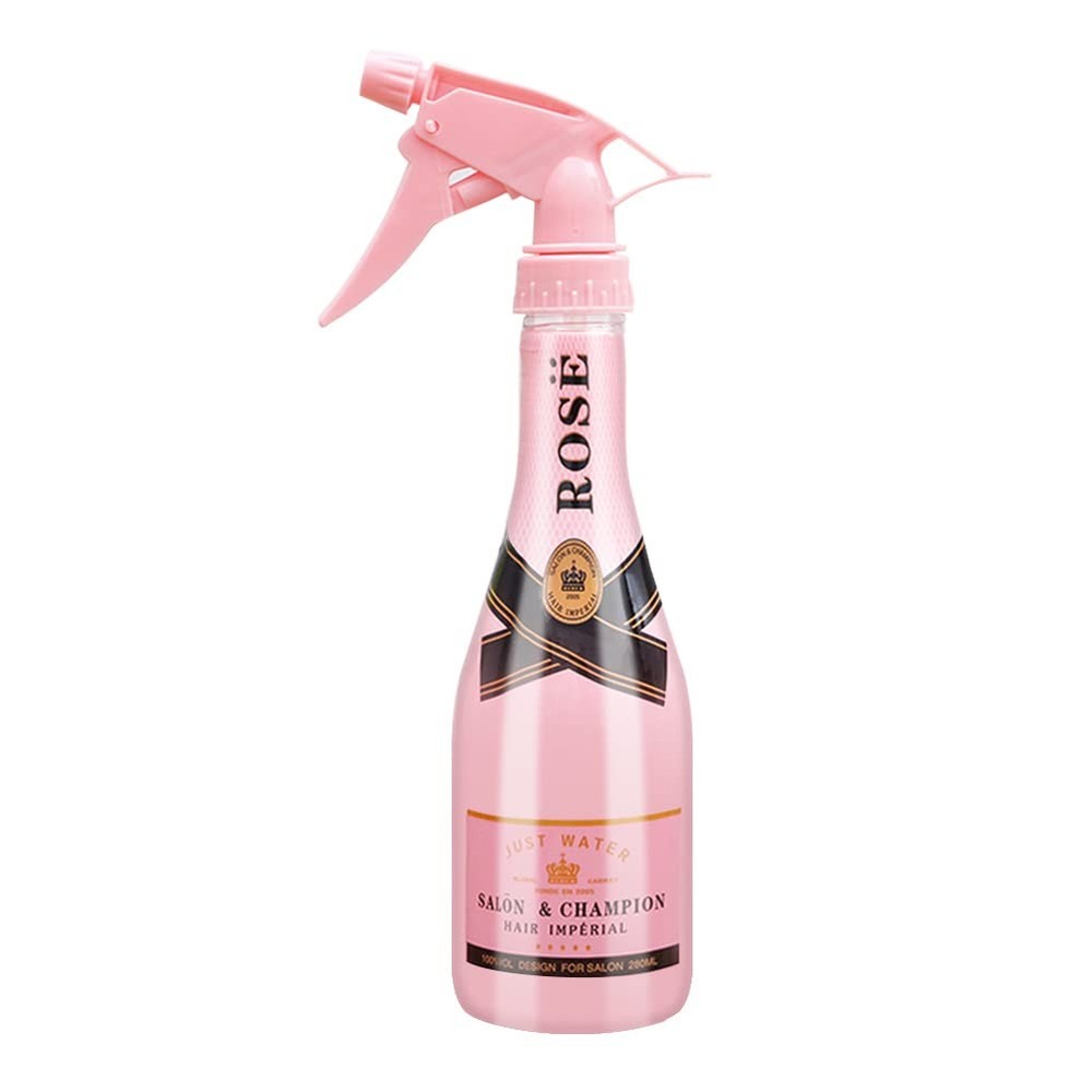 YOUNGFLY Mist Spray Bottle, 9.8oz Pink Rose Champagne Design 9.5 Ounces,