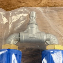 Pressure Washer Dual Turbo Nozzle Rotating Spray Tip 1/4″ Quick Connect 025 GPM