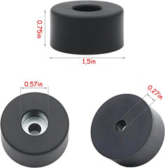 4PCS 192310GS Air Compressor Isolator Rubber Feet Foot Mount Compatible for Cole