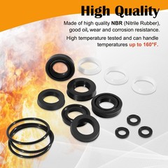 34262 Seal Kit for Cat Pump 66DX 6DX Pressure Washer Pump 66DX40G1I, 6DX35G1I
