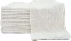 1000 New Industrial Shop Rags Towels Washed White Large 12×14 Towel B-Grade
