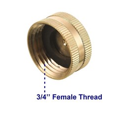 M MINGLE Heavy Duty Brass Garden Hose Shut Off Valve, Garden Hose Female End …