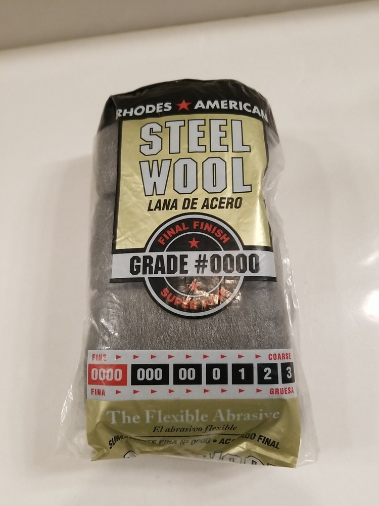 Rhodes – Steel Wool, Super Fine Grade #000 open bag 2C