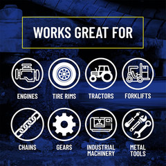 Heavy-Duty Degreaser with Smart Straw for Engines, Tools, Equipment, 15 oz