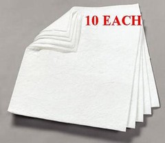 Oil Absorbent Pads, Heavyweight, Double Weight 17″ x 19″ – 10 per package