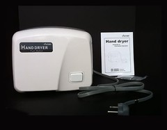 FastDry 120V Push Button Hand Dryer with FREE Wall-Plug