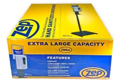 ZEP Hand Sanitizer Dispenser Touch-Free Motion Activated Stand TFHSU-1- 2500PL