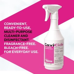 Metrex CaviCide 13-1024 Surface Disinfectant Decontaminant Cleaner 24 oz Bottle