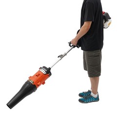 52cc Gas Power Hand Held Sweeper Broom Driveway Turf Artificial Grass Snow Clean
