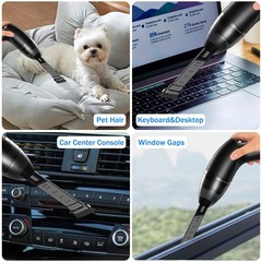 Hayousui 4.3Kpa Keyboard Vacuum Cleaner Mini：Handheld Computer Black